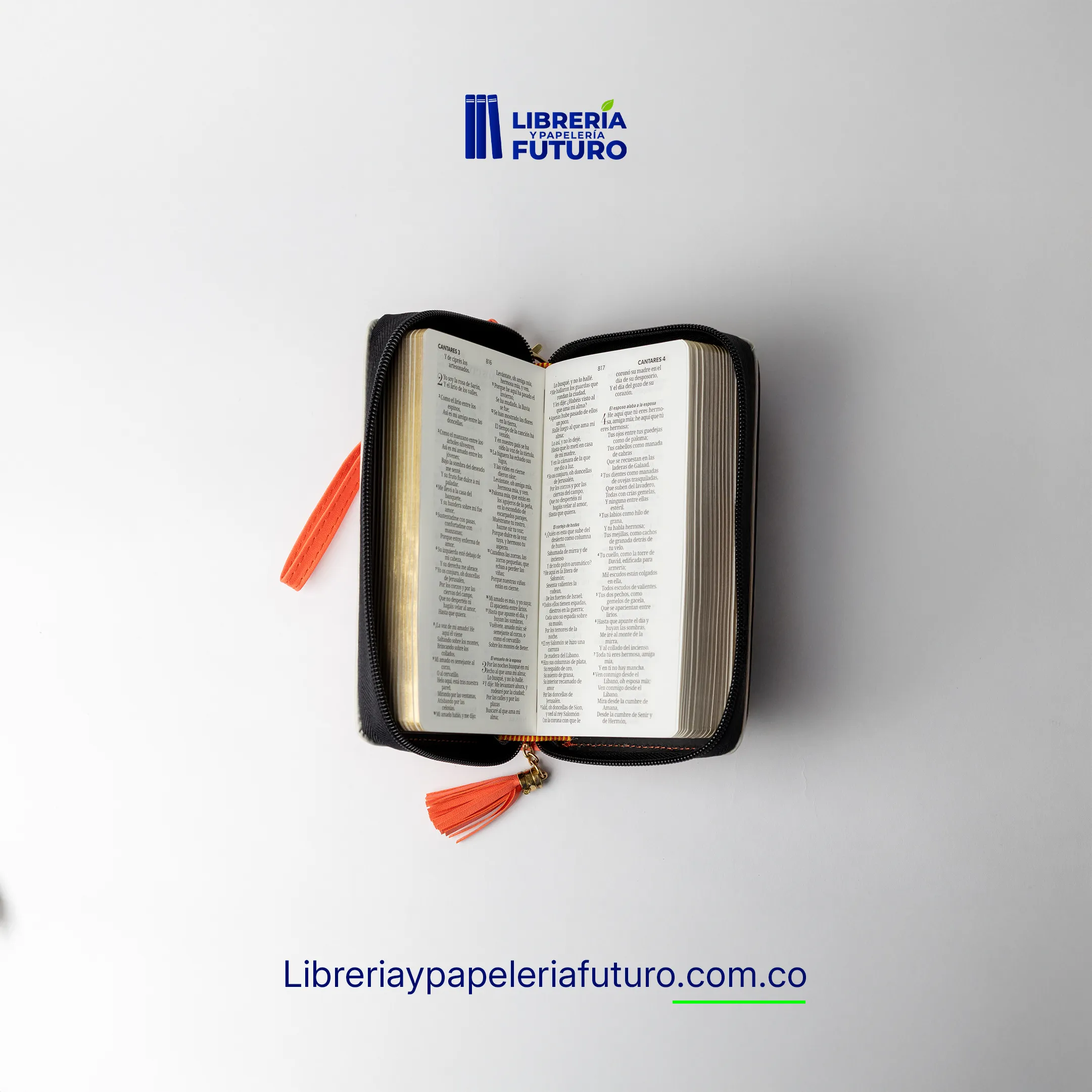 Biblia coral tipo chequera - Image 5