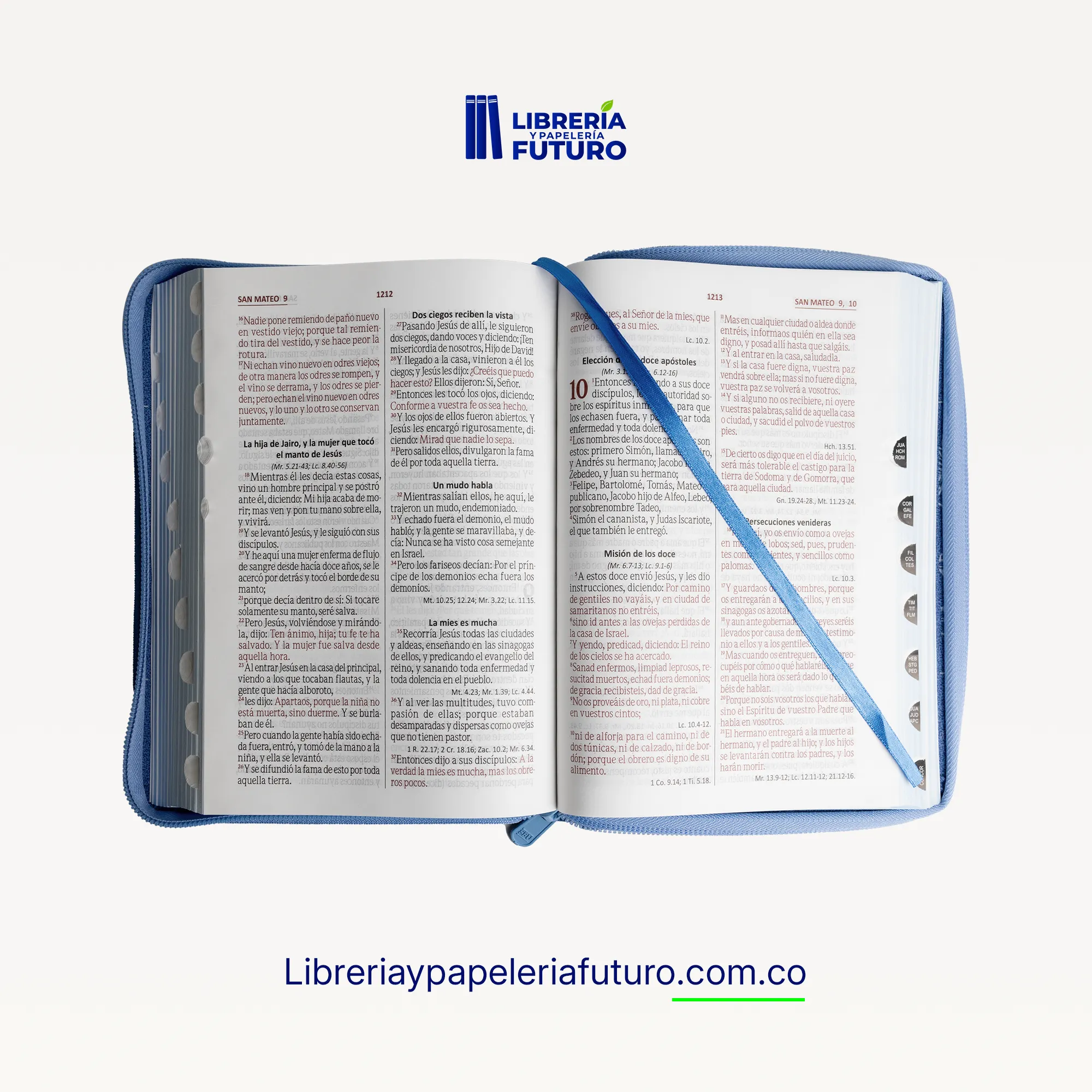 Biblia versión exclusiva mediana azul - Image 4