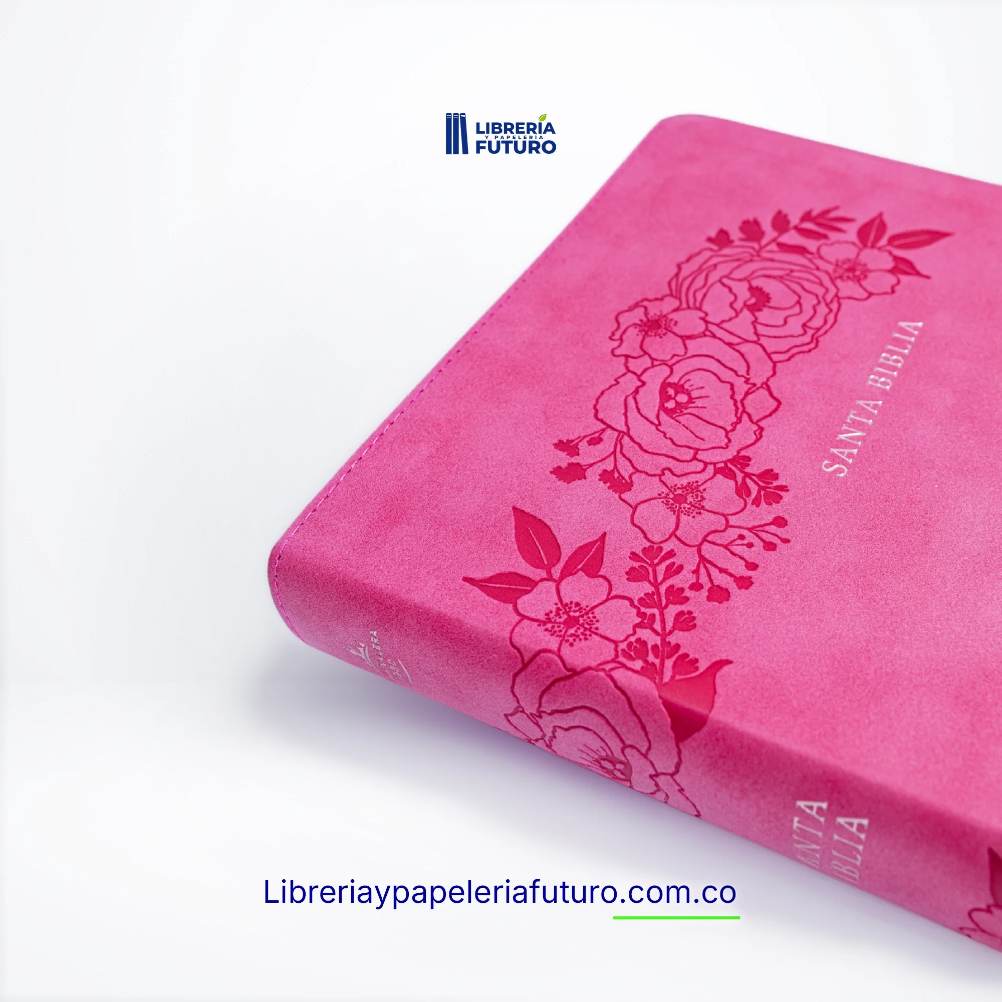 Biblia gigante fucsia floral - Image 5