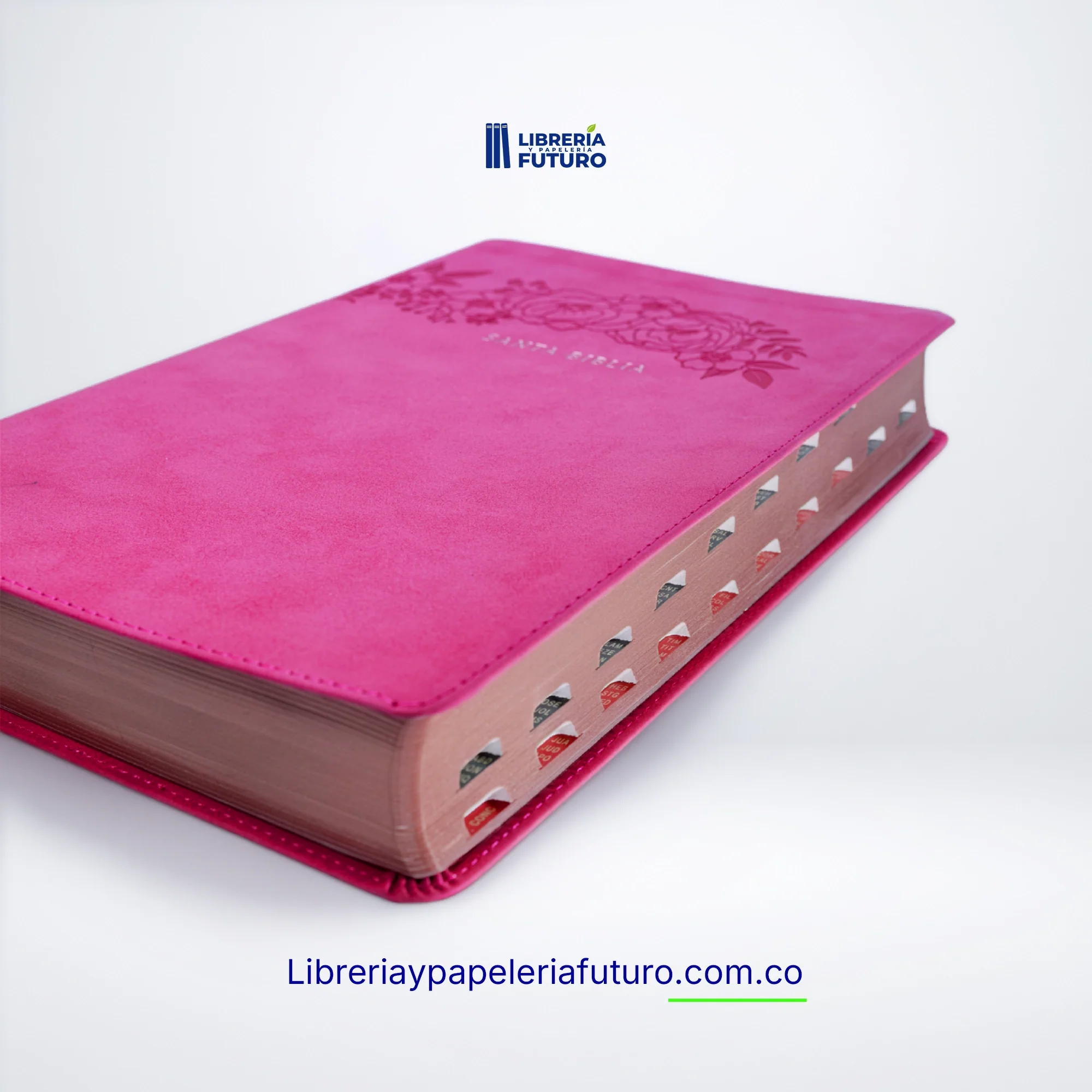 Biblia gigante fucsia floral - Image 6