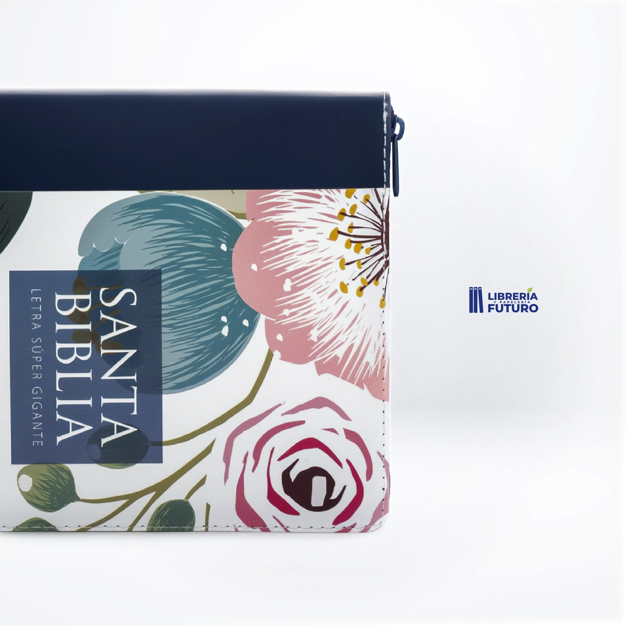 Biblia gigante azul floral - Image 3