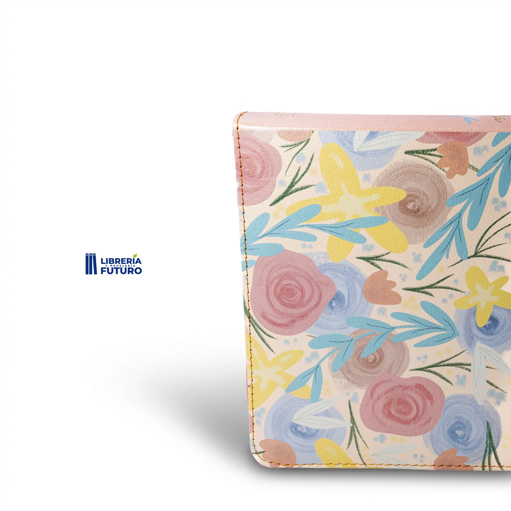 Biblia mediana crema floral - Image 5