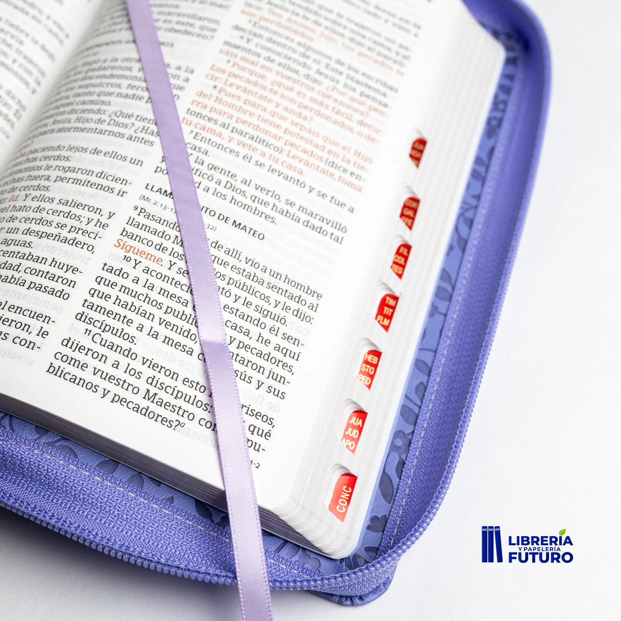 Biblia mediana Holman lavanda - Image 6