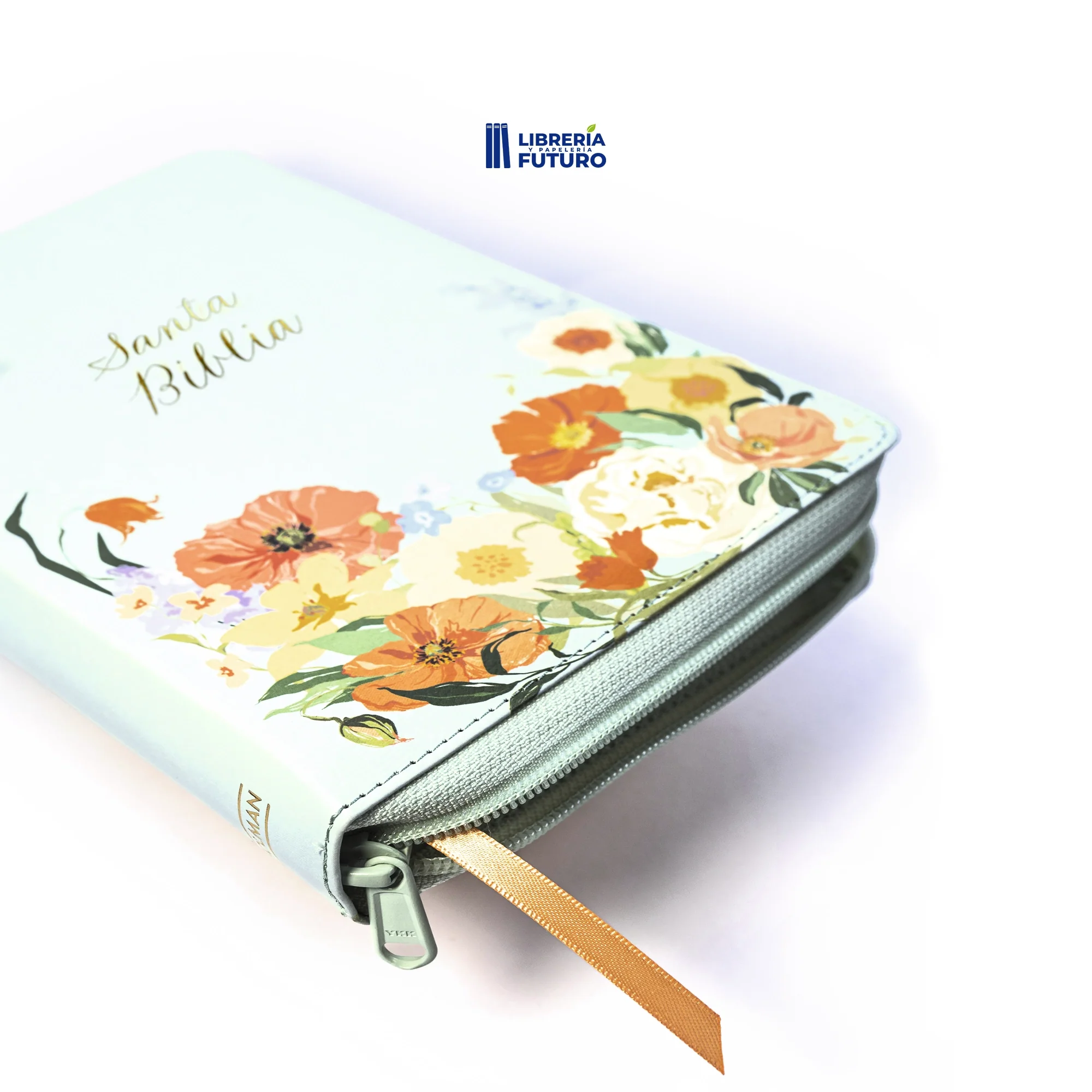 Biblia mediana menta floral - Image 5