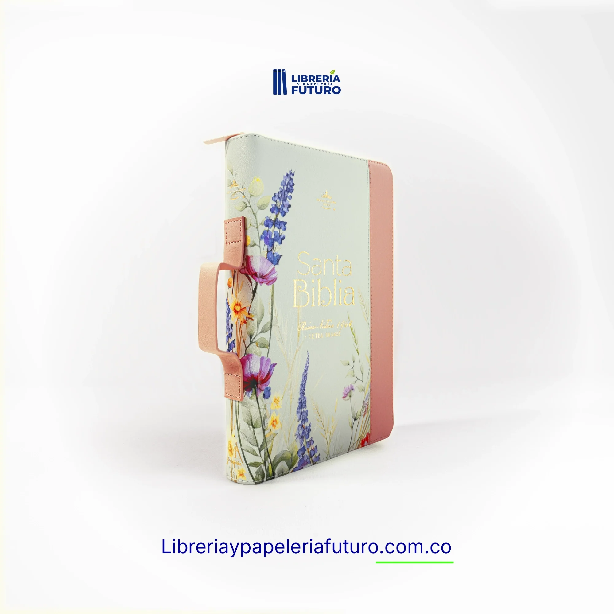 Biblia mediana menta rosa primavera - Image 3