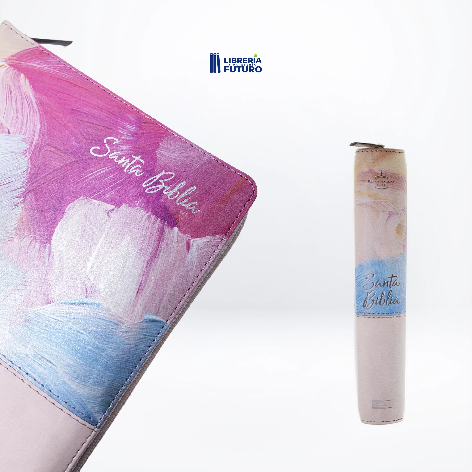 Biblia mediana rosa pinceladas - Image 5