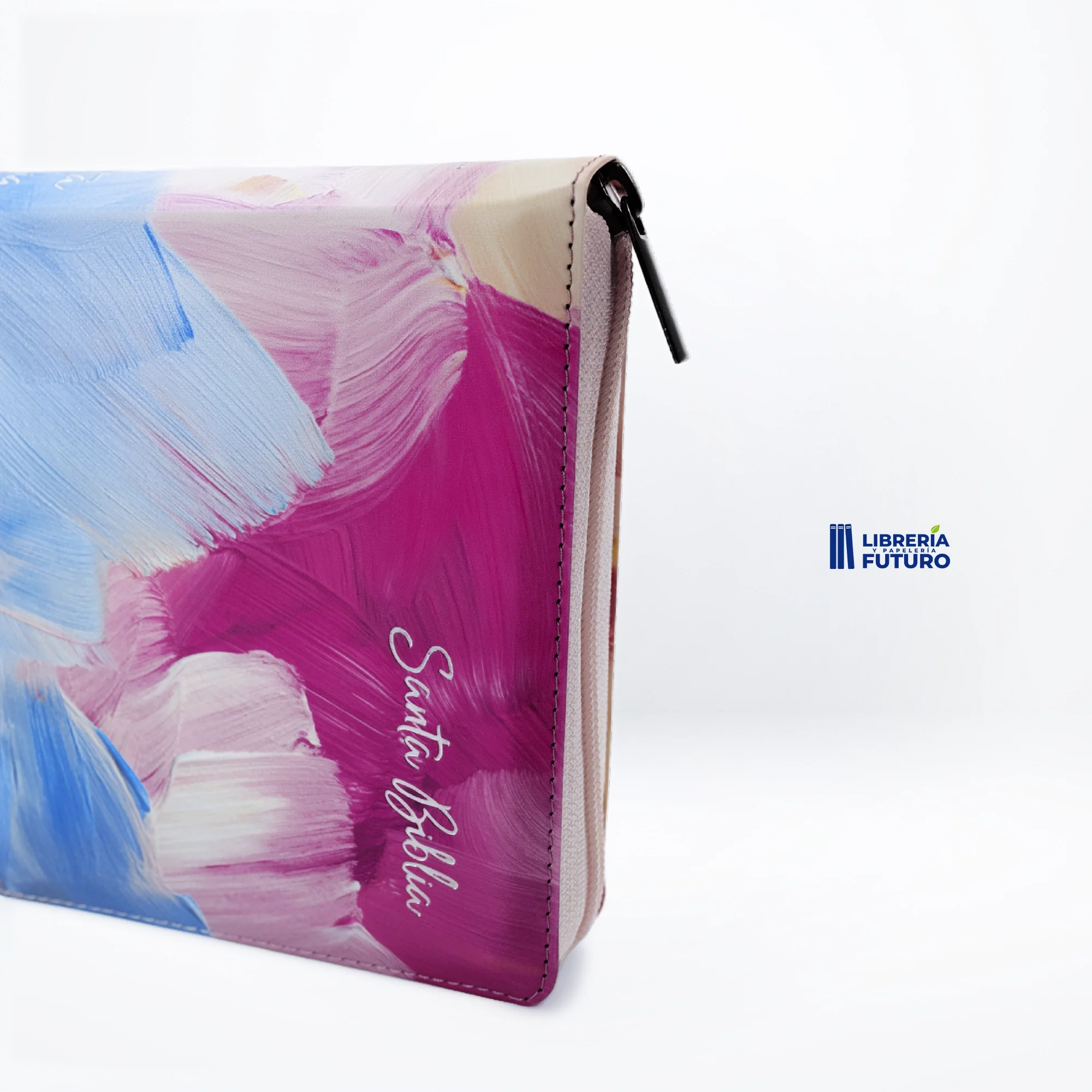 Biblia mediana rosa pinceladas - Image 6