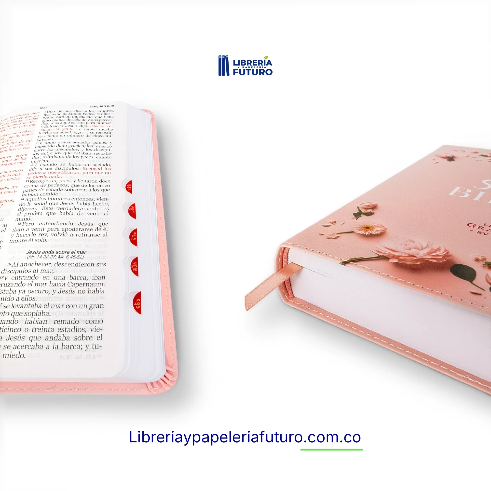 Biblia mediana rosa primavera - Image 3