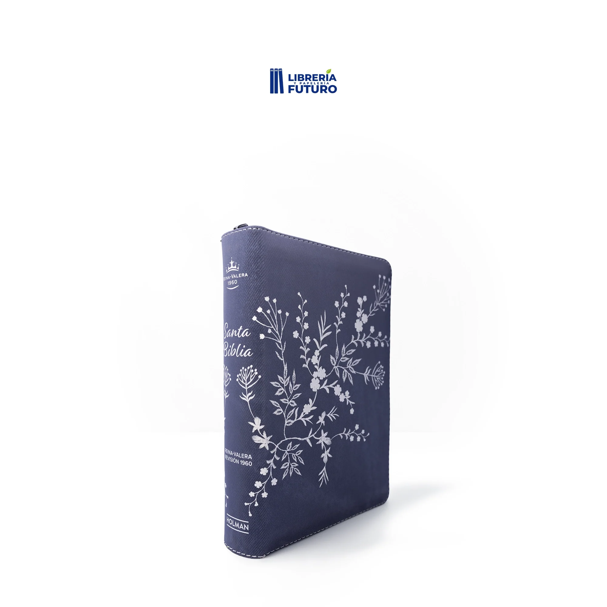 Biblia pequeña azul floral - Image 5