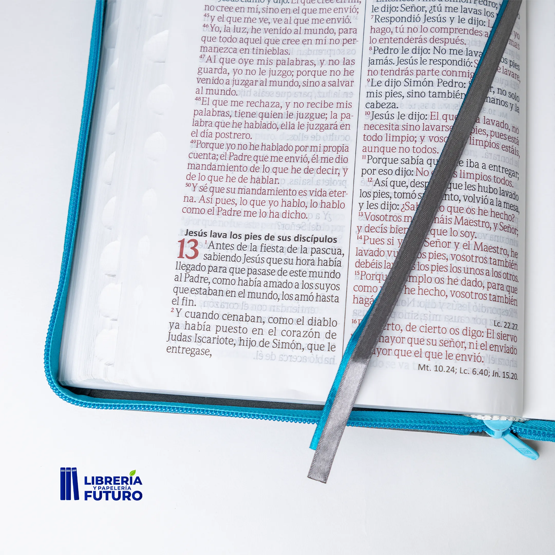Biblia grande SBC azul - Image 10