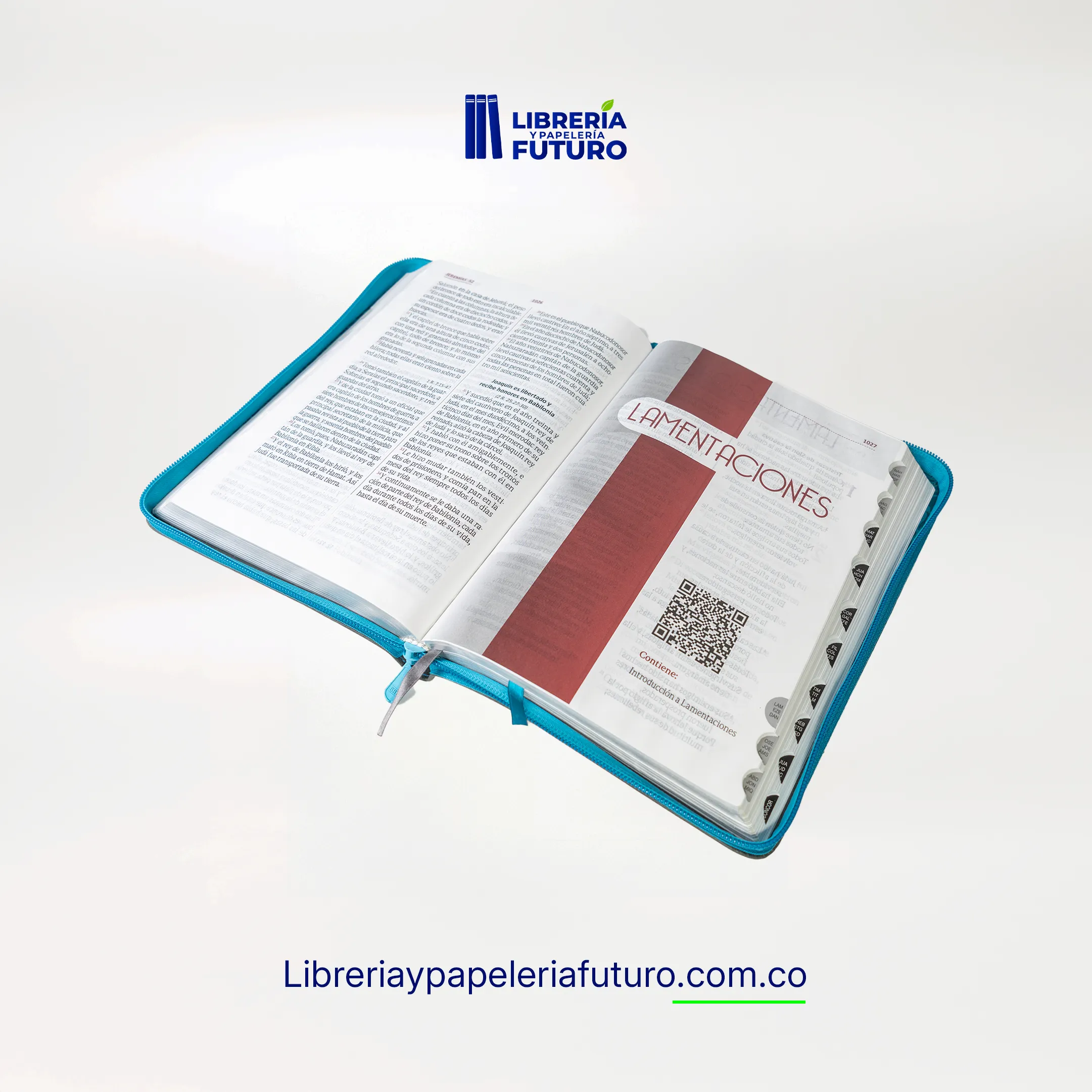 Biblia grande SBC azul - Image 6