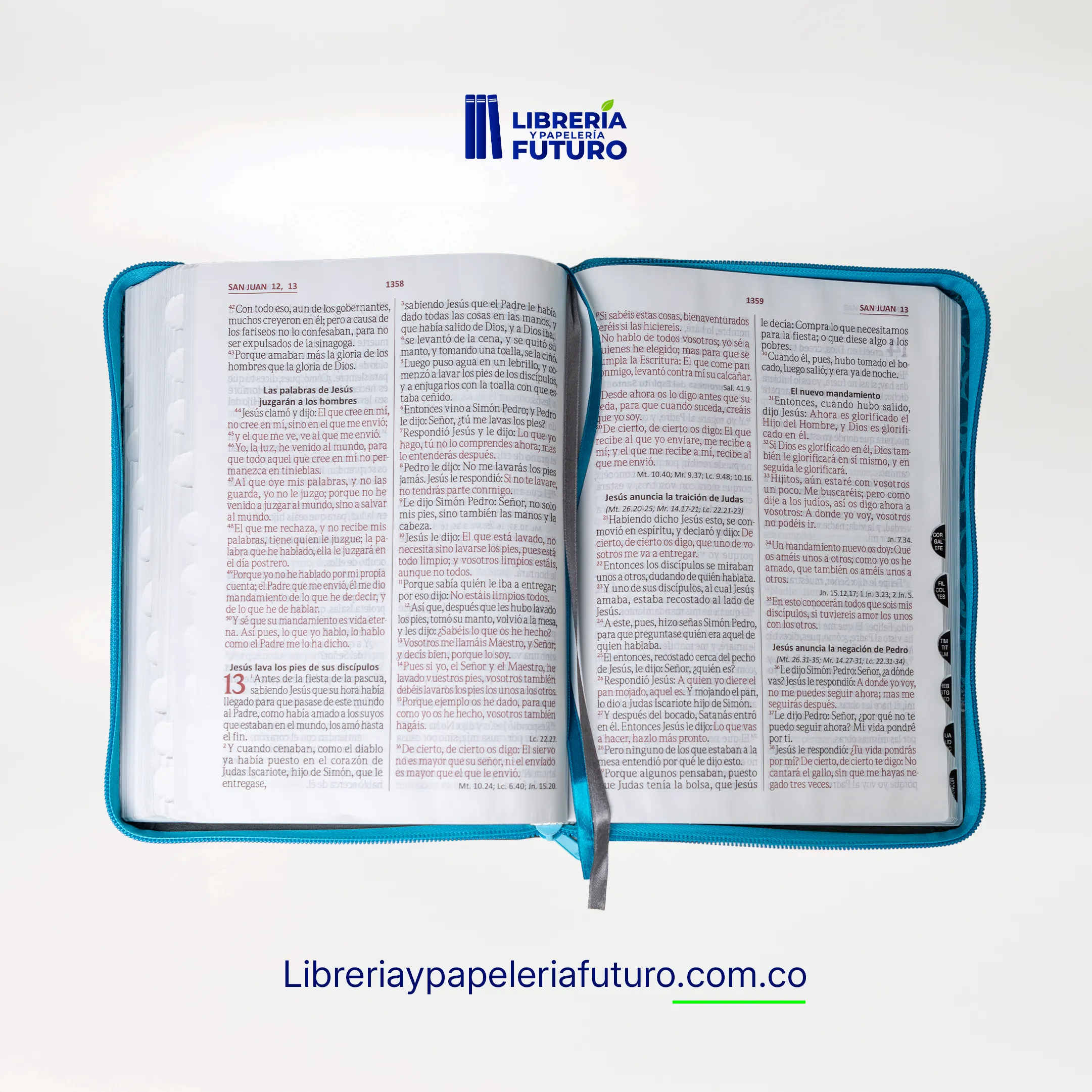Biblia grande SBC azul - Image 7